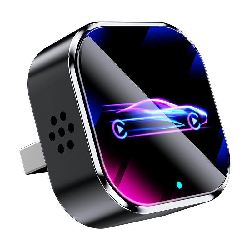 Wireless Carplay Adapter for Iphone Android Fast Connection No Latency Hands Free Call Wireless Adapter Electronic Charger Carplay Dongle with 30M Range